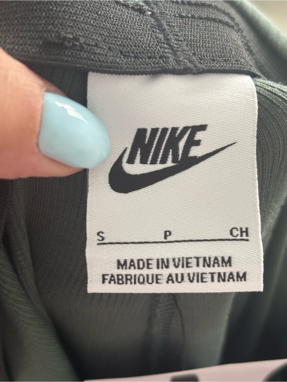 NWT Nike Sportswear Chill Knit Flared Leggings - Vintage Green - Size Small - Picture 6 of 8